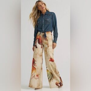 Wrangler x Lainey Wilson Cheeky Horse Wide Leg Jeans